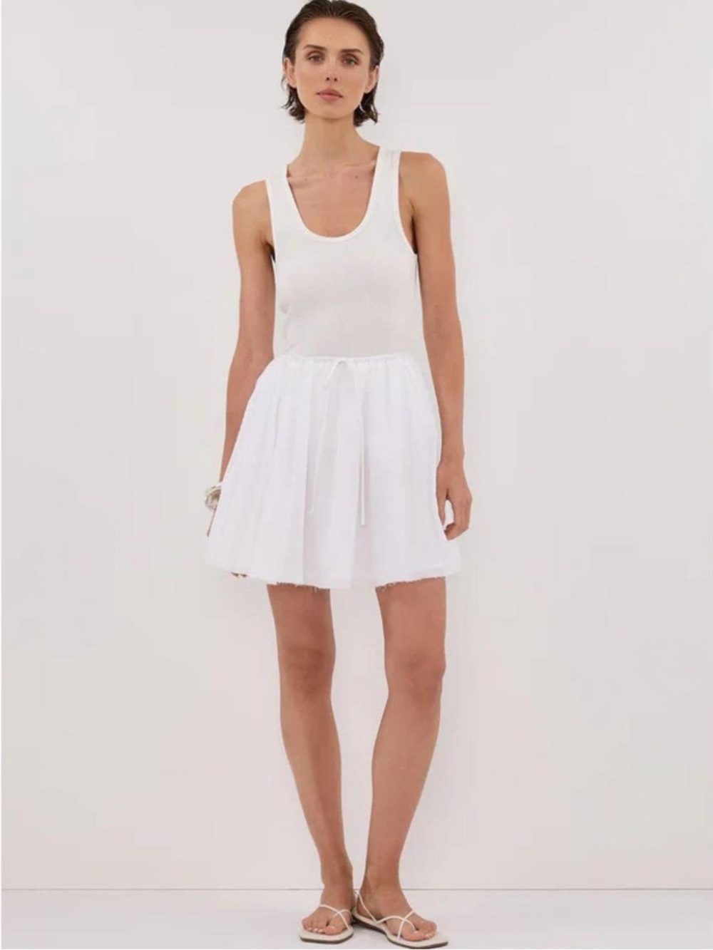 DISSH White Mini Skirt